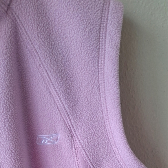 Reebok Women's Top Vest Full Zip Pink Color Size L - Picture 8 of 10